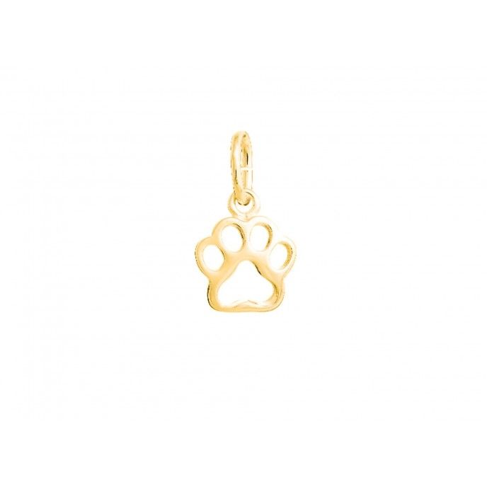 PAW SHAPED SILVER PENDANT 1CM