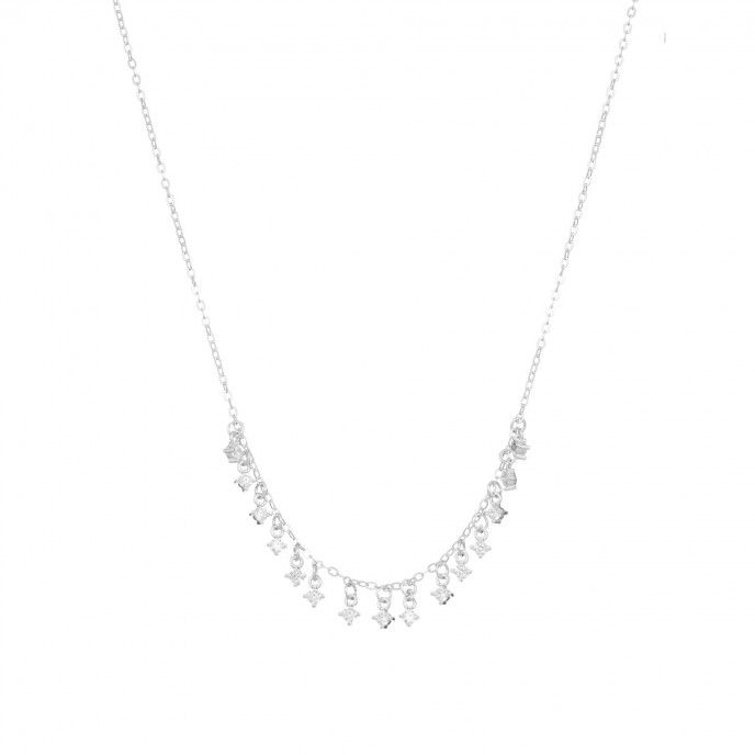 BRILLIANT SILVER NECKLACE - 43451.1