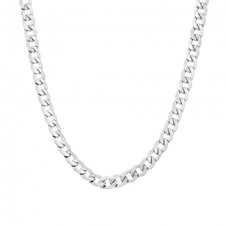 STEEL CHAIN NECKLACE 45CM