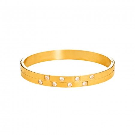 RIGID SHINY STEEL BRACELET