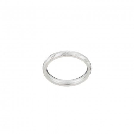 STRIPES STEEL RING