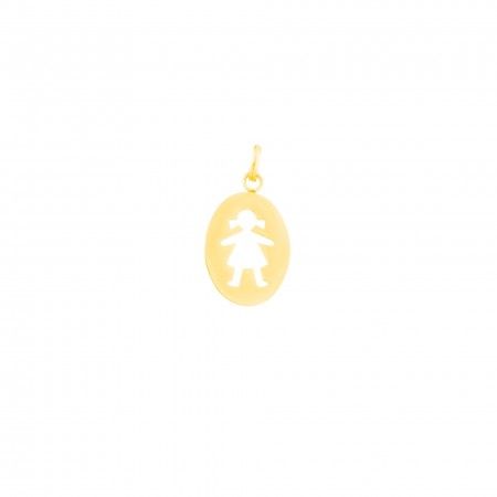 GIRL FAMILY STEEL PENDANT