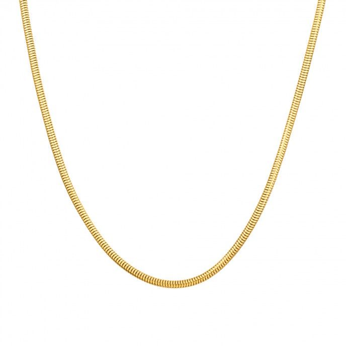 SNAKE MESH STELL NECKLACE 45CM