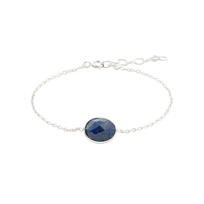 Pulseira de Pedra Lapis Lazuli