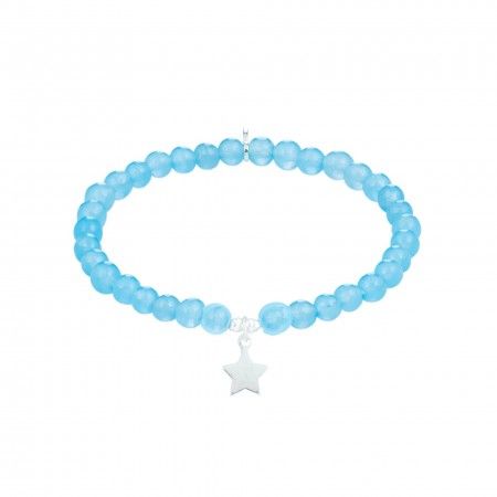 PULSERA DE PLATA CON ESTRELLA PARA NIA