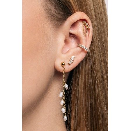 EAR CUFF BRILLIANT SILVER