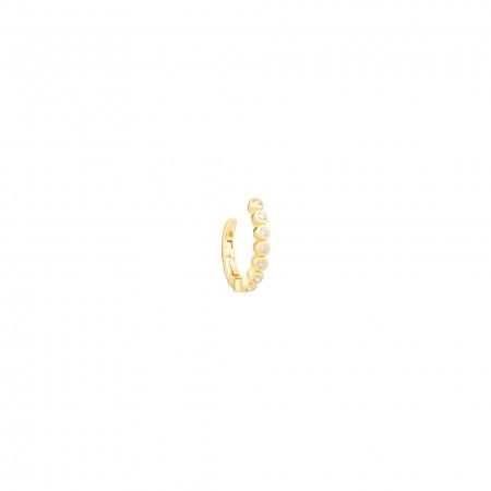 EAR CUFF BRILLIANT SILVER