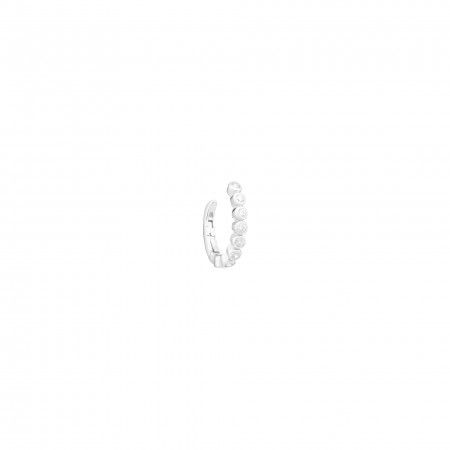 EAR CUFF BRILLIANT SILVER