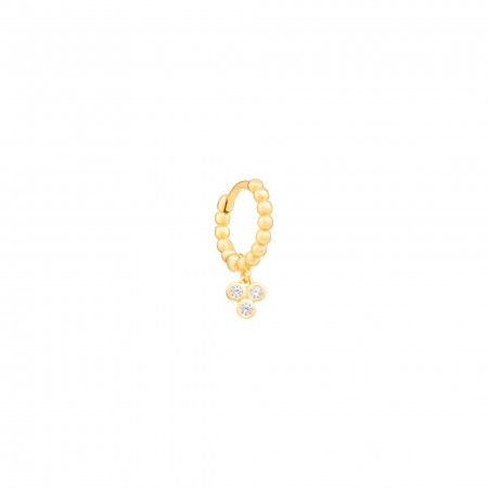 BRILLIANT SILVER HOOP