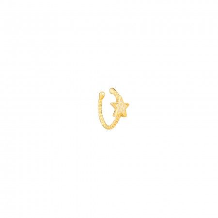 EAR CUFF BRILLIANT STAR SILVER