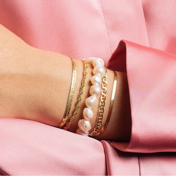 PEARLS ELASTIC BRACELET