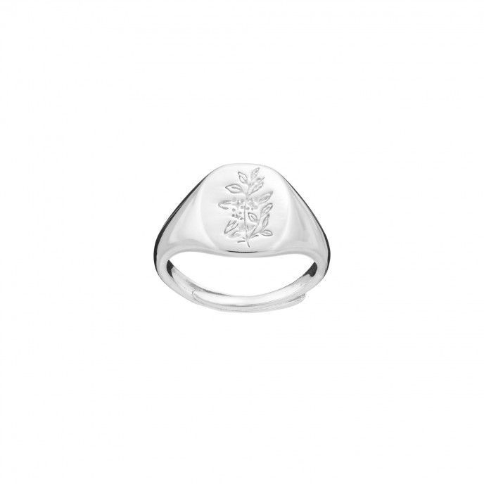 ANILLO SELLO FLOR