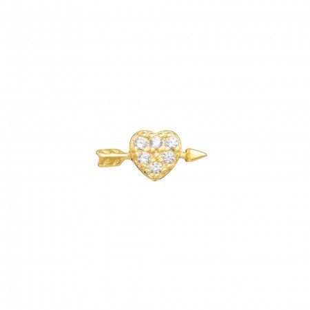 UNIT HEART EARRING