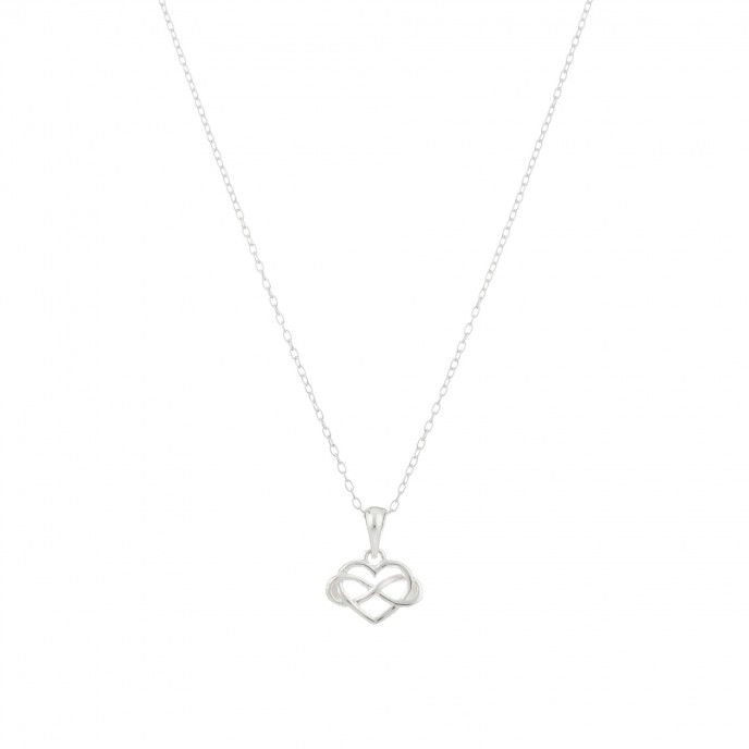 HEART AND INFINITY NECKLACE