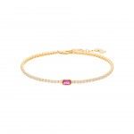 Gold Plated Silver -Pink