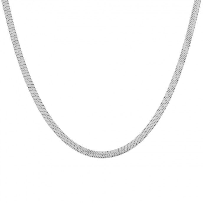 RIGID MESH STEEL NECKLACE