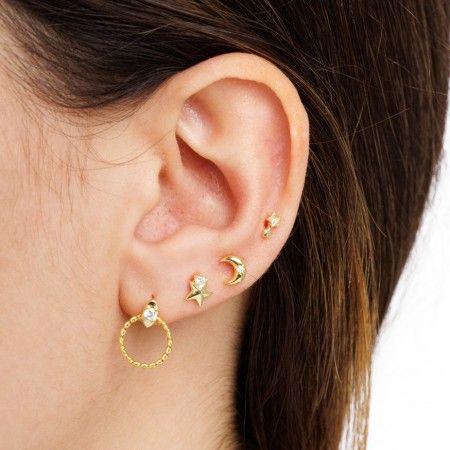 EARRINGS TWISTED WHEEL