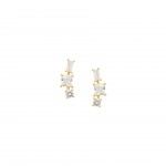 Gold Plated Silver - Zircon