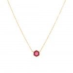 Gold Plated Silver -Pink