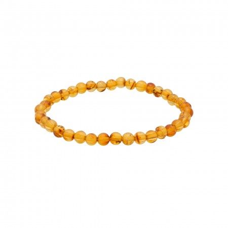 BRACELET WITH AMBER BEADS