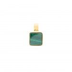MALACHITE GOLD BATH SILVER