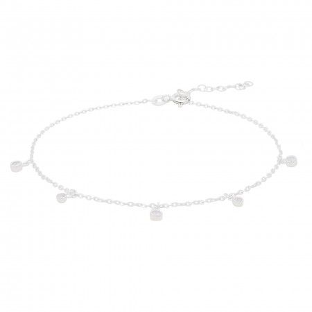 SHINY SILVER ANKLET