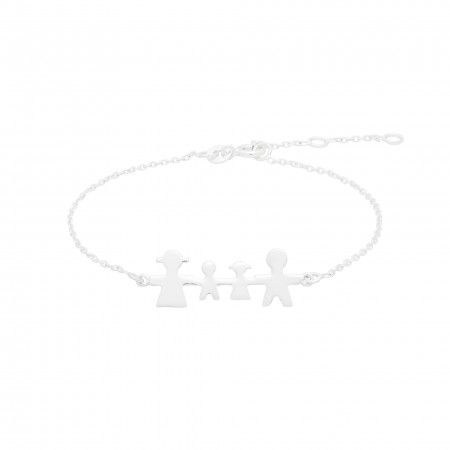 SILVER BRACELET WITH COUPLE