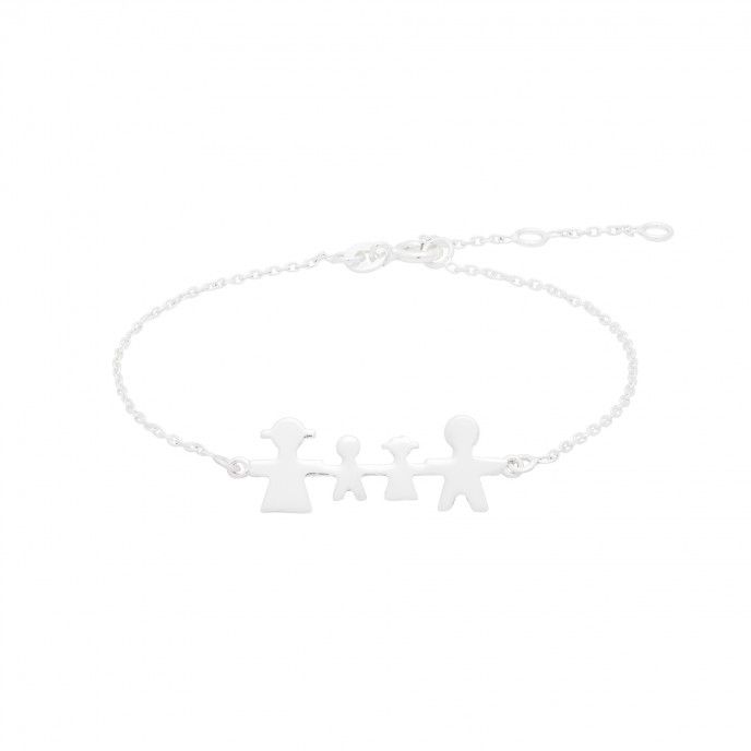 SILVER BRACELET WITH COUPLE