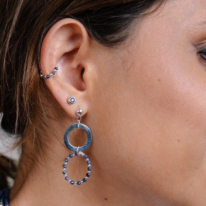 SAPPHIRE STONE EARRINGS