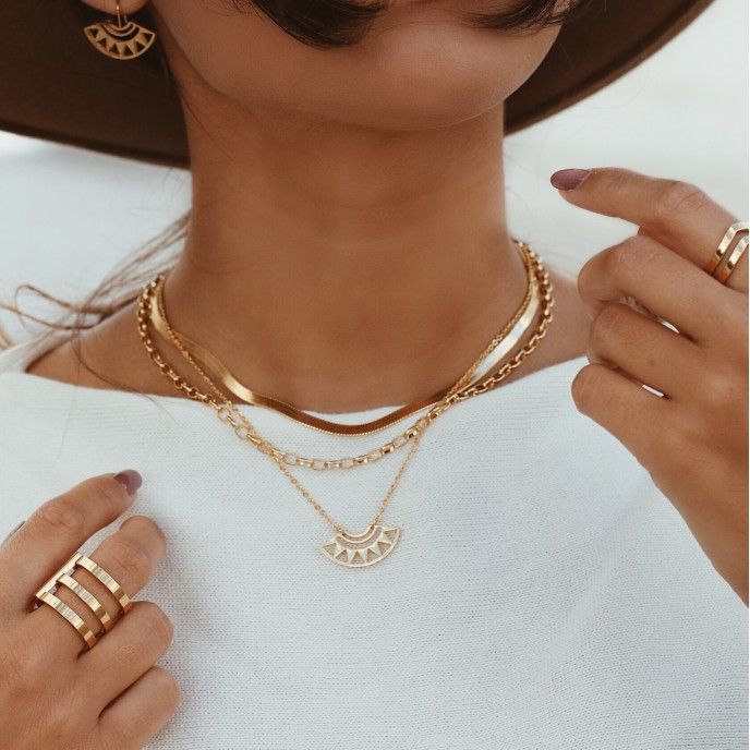RIGID MESH STEEL NECKLACE