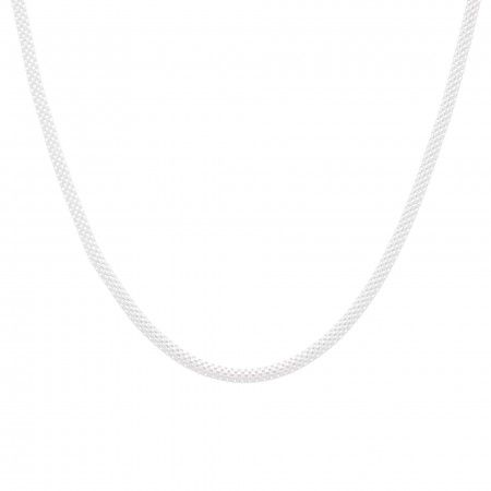 SILVER SNAKE CHOKER