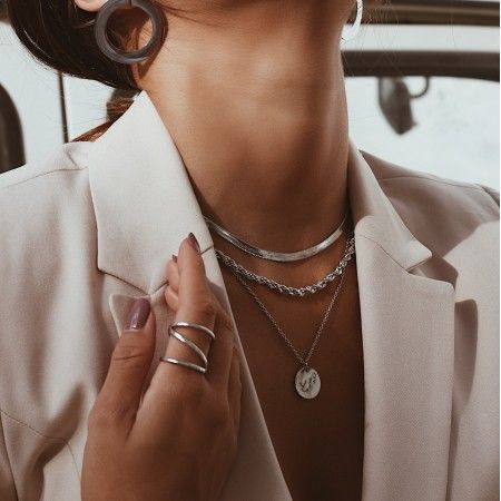 RIGID MESH STEEL NECKLACE RIGID MESH STEEL NECKLACE