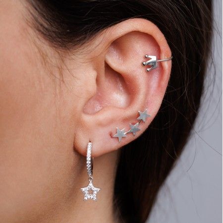 PENDIENTE earcuff CON CORONA