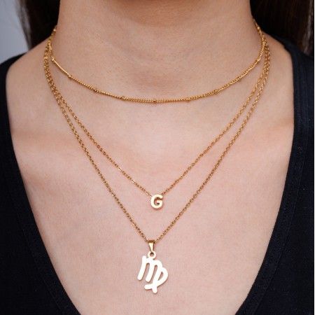 LETTER NECKLACE LETTER NECKLACE