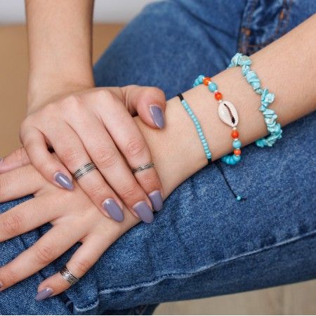 PULSERA DE PIEDRA CHIPS