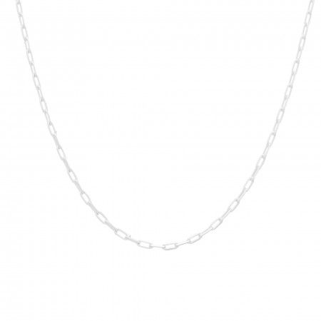 SILVER NECKLACE WITH LINKS
