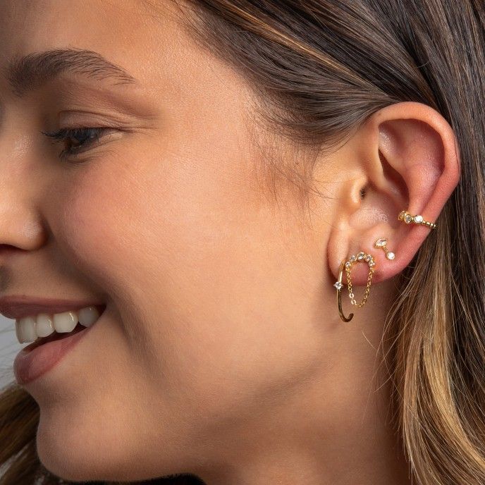 ZIRCON EARRING