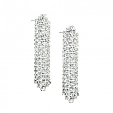 PENDIENTES DE DE ACERO BRILLANTES