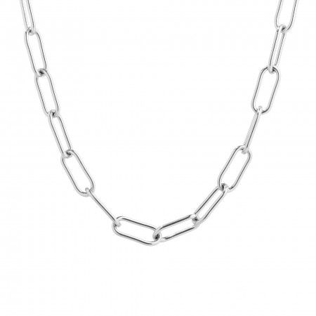 STEEL NECKLACE WITH LINKS