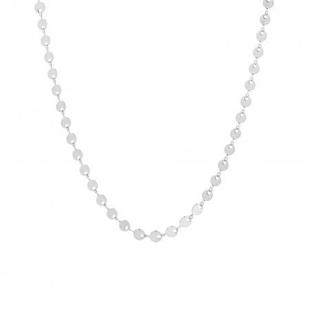 COLLAR DE ACERO CON CHAPITAS 40 cm