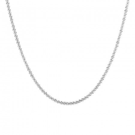 SHINY STEEL NECKLACE 40CM