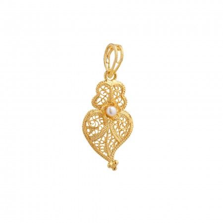 SILVER FILIGREE HEART PENDANT