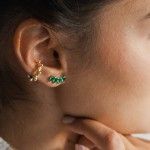 Gold Plated Silver - Green