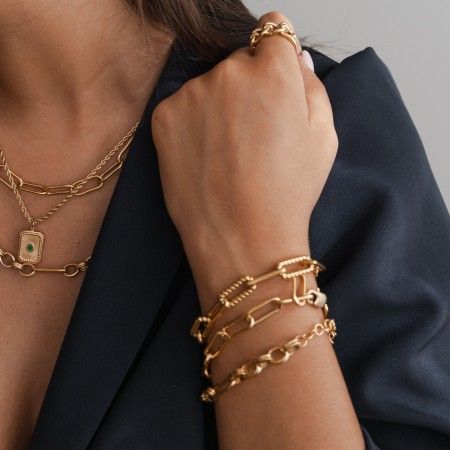 PULSERA DE ACERO DE ESLABONES
