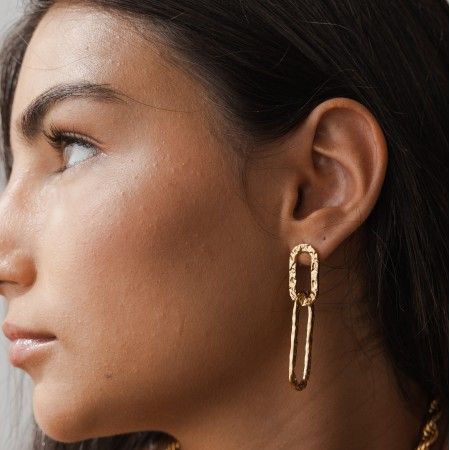 PENDIENTES LARGOS DE ACERO