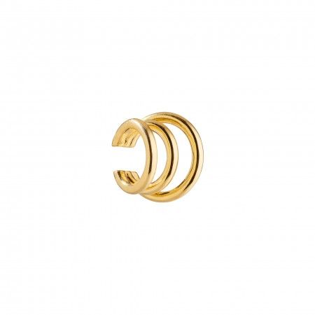 TRIPLE EFFECT SILVER EAR CUFF TRIPLE EFFECT SILVER EAR CUFF