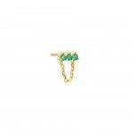 Gold Plated Silver - Green