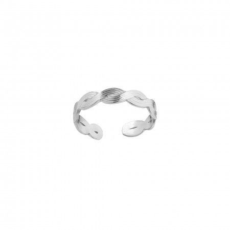 TWISTED SHAPED STEEL RING