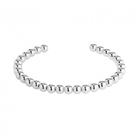 SILVER BRACELET WITH BEADS