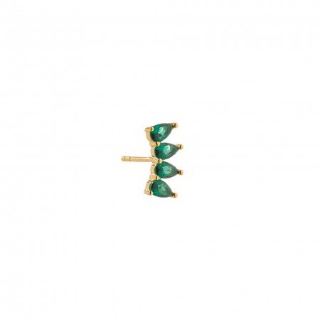 SILVER EARRING WITH DROPS